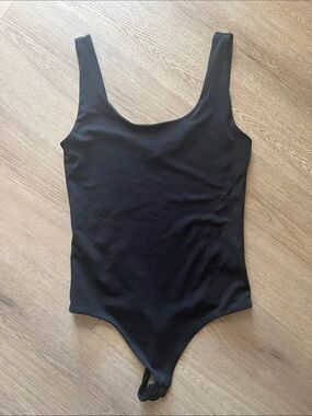 Express Black Scoop Neck Bodysuit